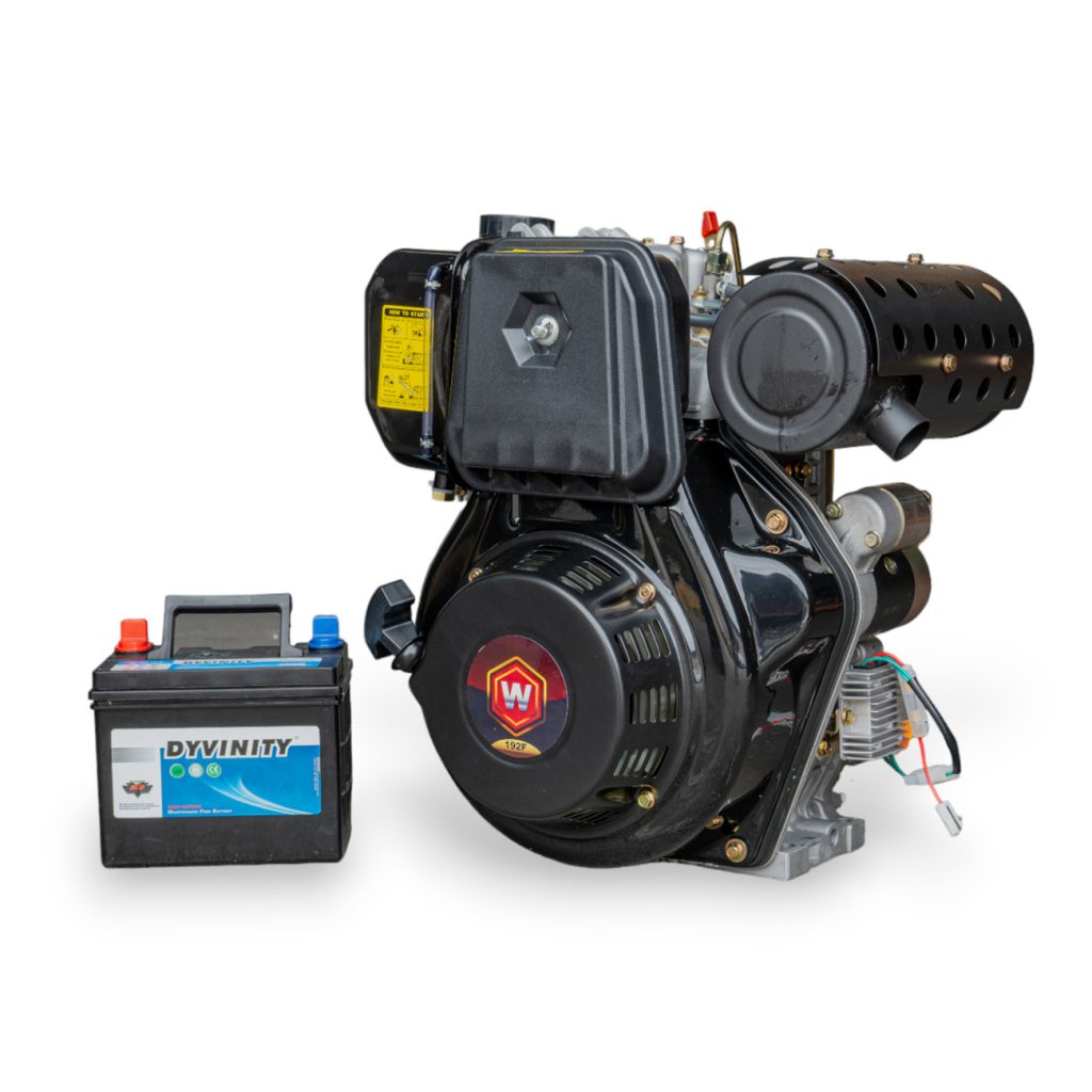 MOTOR DIESEL WEISER PRO 14HP A/E ROSCA/CUNA 3600RPM 192FE-(466407)